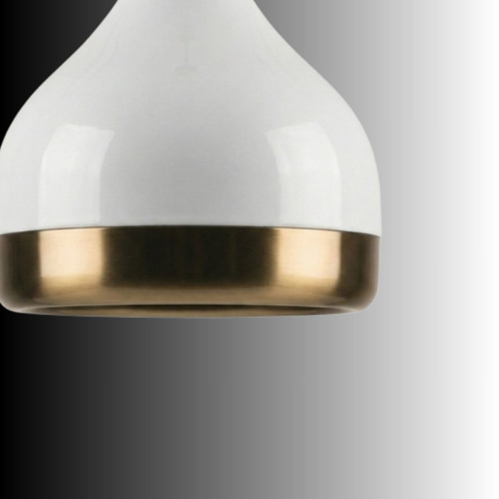 Opviq Lámpara de Metal Blanca con Altura Ajustable